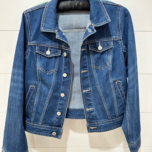 Blue Jean Jacket - hand painted - Picture 2 of 4